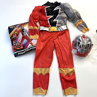 #ad Power Rangers Red Ranger Kids Costume Halloween Small 4 6 $11.87
