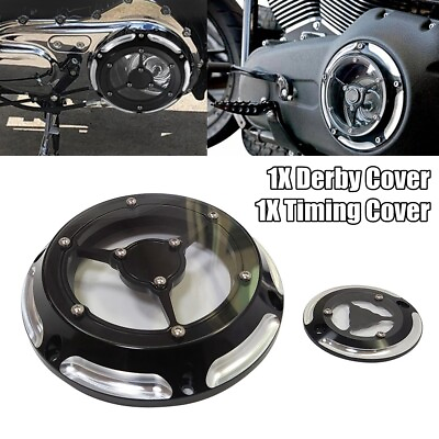 #ad CNC Derby Cover Timing Timer Cover For Harley Sportster Iron XL 883 1200 1986 17 $66.98