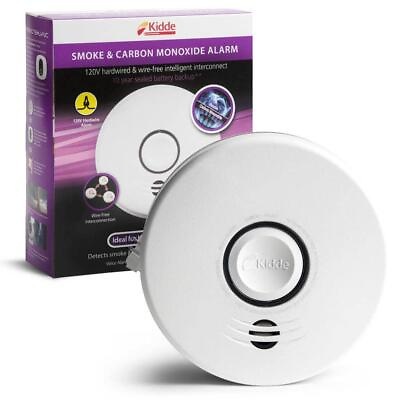 #ad #ad Kidde Smoke Carbon Monoxide Detector Worry Free Hardwired Combination White $93.66