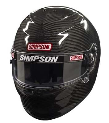 #ad Simpson Racing 785004C SA2020 Venator Racing Helmet Carbon Fiber Large 60 CM $489.98