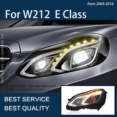 #ad For Benz E Class E250 E260 W212 2010 2016 Headlight LED Dual Projector FACELIFT $1300.00