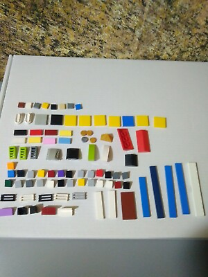#ad LEGO Great Lot Of Difficult Pieces LEGO Several Colours And Shapes Plain Ends $17.26