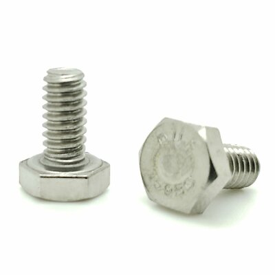 #ad 50 Qty 1 4 20 x 1 2quot; 304 Stainless Steel Hex Head Cap Screw Bolts BCP641 $12.20