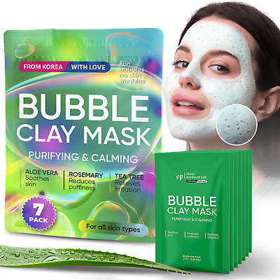 #ad Bubble Skincare Carbonated Bubble Clay Mask Pore Tight Peeling Green Tea amp; A $18.99