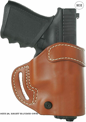 #ad #ad Leather OWB Gun Holster For Samp;W Mamp;P All Models 1.75in Belt Loop BLACKHAWK $18.95