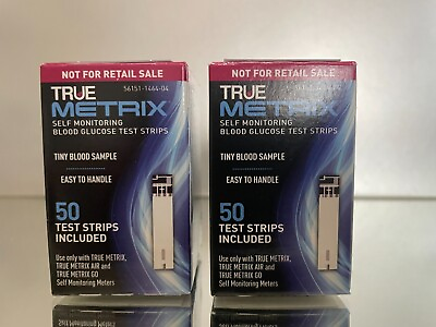 #ad #ad True Metrix Blood Glucose Test Strips 100 CT 2 BOXES EXP 07 2025. FREE SHIP $20.85