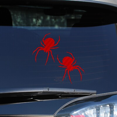 #ad #ad Carbon Fiber Spider Sticker 2 Pack Spider Decals $3.97