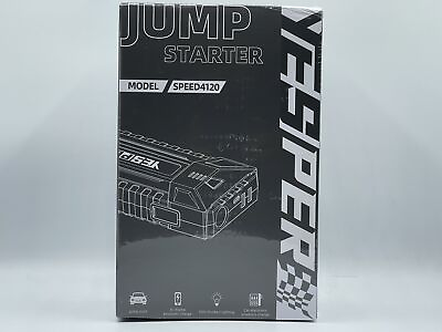 Yesper SPEED4120 12V Booster Power Bank Portable Car Battery Jump Starter New $85.09