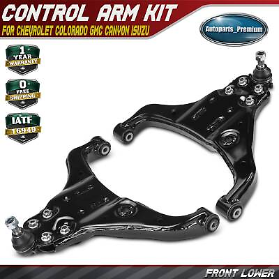 #ad 2x Front Lower Control Arm w Ball Jiont for Chevrolet Colorado GMC Canyon Isuzu $142.99