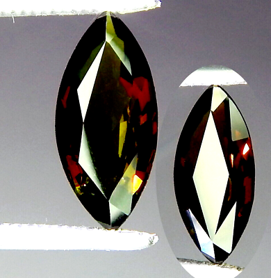 #ad 2.3ct IF Green to Red Color Change Andalusite Vivid Flash Natural Mined Unheated $149.95