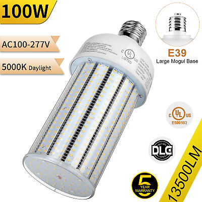 #ad 100W LED Corn Light Bulbs Replace 400W HPS MH Warehouse Shop High Bay Lamp 5000K $51.77