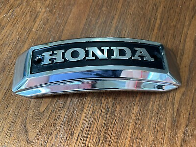 #ad Emblem HONDA 80 81 82 Goldwing Front Fork GL1100 Motorcycle Badge R4 $35.00