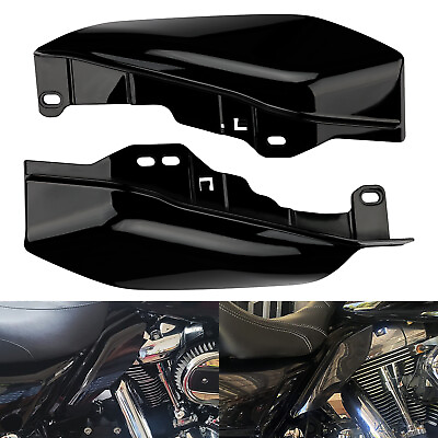 #ad Black Mid Frame Air Deflector Heat Shield Fit For Harley Electra Street Glide $14.88