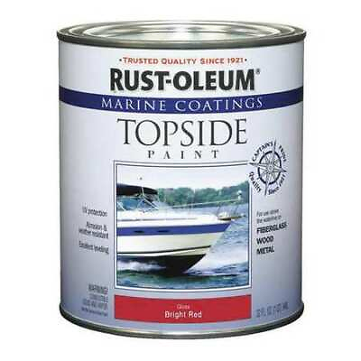 #ad Rust Oleum 207004 Topside PaintBright RedAlkyd $25.45