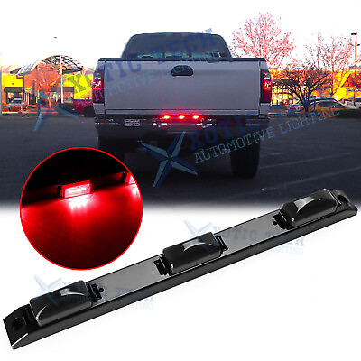#ad Fit Ford F 250 F 350 1999 2010 Red Smoked Lens LED Trunk Tailgate Tail Light 1pc $21.98