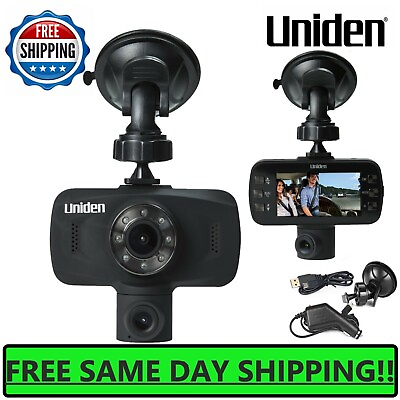 #ad Uniden Dash Cam 1080P HD Dual Camera Front And Rear View Cars Mount Video Record $37.95