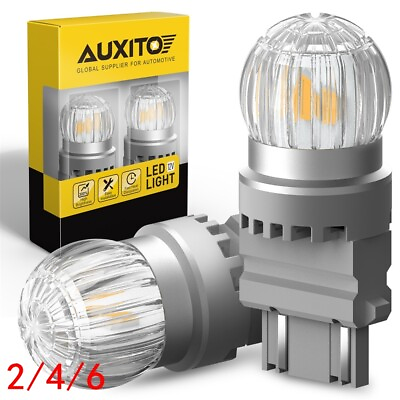 #ad AUXITO 3156 3157 3056 Amber LED Turn Signal Light Bulbs CANbus Error Free 2 4 6 $7.99
