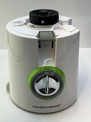#ad Hamilton Beach CJ14 Juice Extractor Juicer 67602A Base Only White Green $17.31