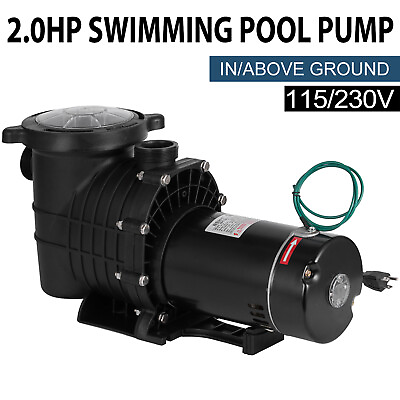 #ad #ad Hayward 2.0HP Swimming Pool Pump In Above Ground w Motor Strainer Filter Basket $149.90