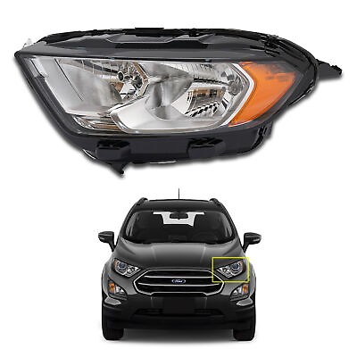 #ad #ad For 2018 2022 Ford EcoSport S SE SES Titanium Halogen Headlight Driver Left LH $184.95