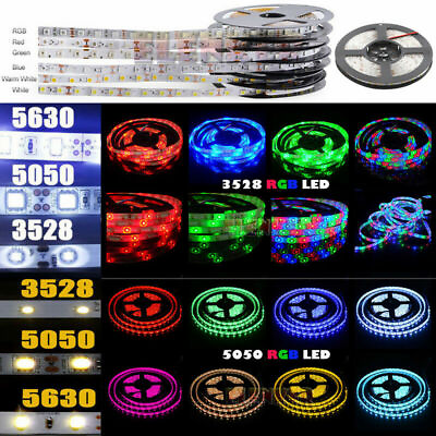#ad Wholesale 3528 5050 5M 10M 15M 20M RGB SMD LED Roll Strip Light 12V Waterproof $34.99