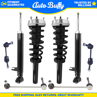 #ad 8pc Front amp; Rear Left Strut and Coil Spring Shock Absorber Sway Bars for X5X6 $241.95