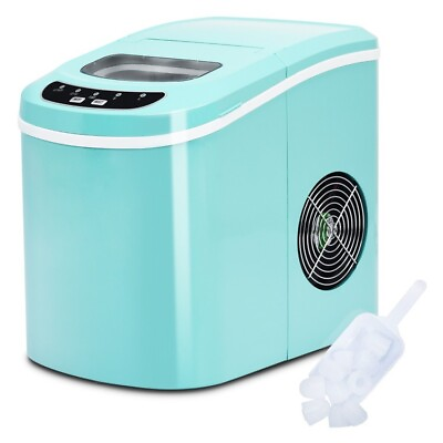 #ad Mini Electric Ice Maker Machine Countertop Bullet Ice cubes Portable w Ice Scoop $118.97