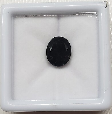 #ad California Black Jade Oval 4.13 cts Loose A 12mm x 10mm Gemstone $8.00