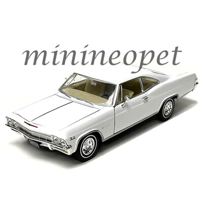 #ad WELLY 1965 CHEVROLET IMPALA SS 1 24 DIECAST MODEL CAR WHITE 22417 W WH $15.55
