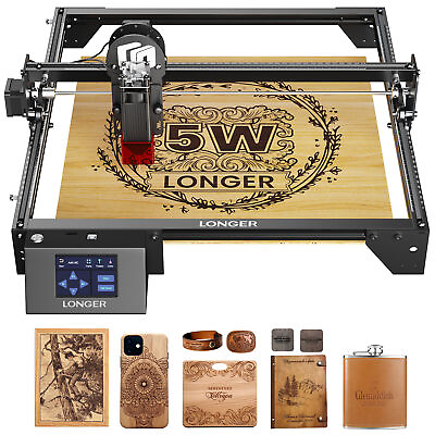 #ad Longer Ray5 5W Laser Engraver 60W Laser Cutter and High Precision Laser Engrave $224.99