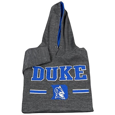 #ad Duke Blue Devils Hoodie Sweatshirt Small Gray Basketball NCAA Embroidered $29.99