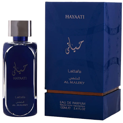 #ad Hayaati Al Maleky by Lattafa 3.4 EDP Perfume Cologne Unisex New in Box $21.18