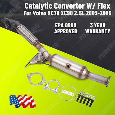 #ad Fits: 2003 2007 Volvo XC70 2.5L Direct Fit Front Pipe With Catalytic Converter $108.00