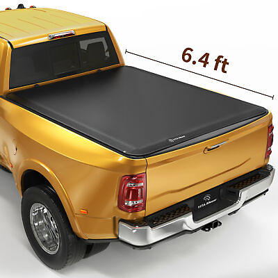 #ad 6.4ft 6.5ft Bed Tonneau Cover Soft Roll Up for 02 24 Dodge Ram 1500 2500 3500 $124.99