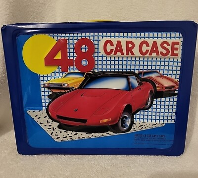 #ad Tara Toy 48 Car Carrying Case w Inserts Matchbox Hot Wheels Excellent Condition $38.00