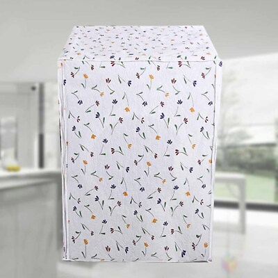 #ad Waterproof Washing Machine Cover Flower Printing Style A 54 x 54 x 82cm $12.34
