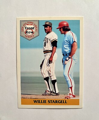 #ad WILLIE STARGELL 1992 Front Row #3 Promo Card Pete Rose Pittsburgh Pirates NM M $5.95