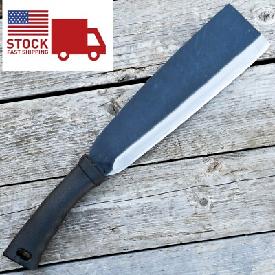 #ad CARBON STEEL BILLHOOK SICKLE MACHETE FOR CLEARING AND HARVESTING YARD TOOL $17.55