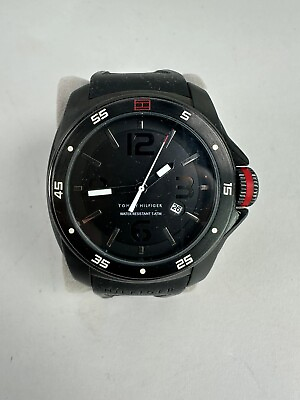 #ad Tommy Hilfiger Rubber 50 m 5 ATM Water Resistance Wristwatches $34.99