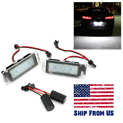 #ad 2x LED License Number Plate Light Replacement For Opel Cadillac Chevrolet Buick $14.66