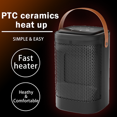 #ad Electric Fan Heater Air Heater Space PTC New Portable Room Home for Winter 1500W $54.99