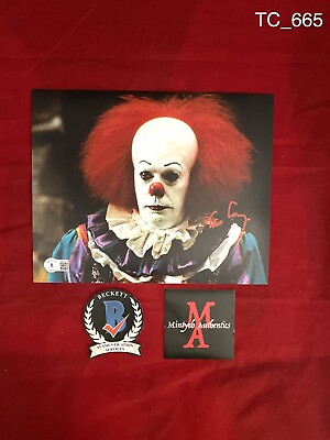 #ad Tim Curry autographed signed 8x10 photo Pennywise IT horror Beckett COA $139.99