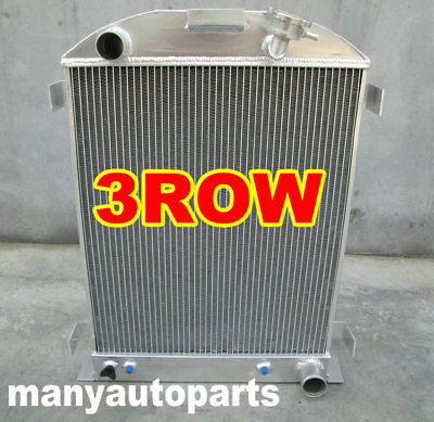 #ad Aluminum Radiator w cooler Ford HI BOY HIBOY GRILL SHELLS CHEVY ENGINE 1932 $160.00