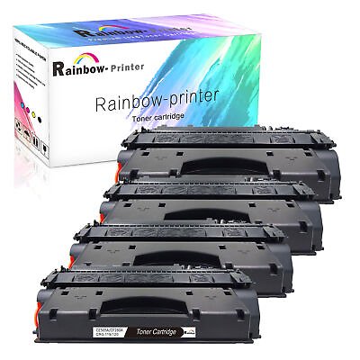 #ad 4x High Yield CE505A Toner Cartridge Compatible With HP LaserJet P2055dn P2055d $39.98