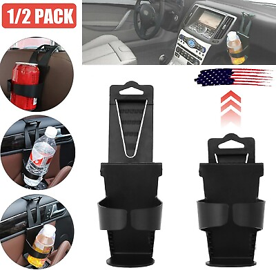 #ad 2× Universal Vehicle Car Truck Cup Holder Case Drink Bottle Door Mount Stand USA $6.92