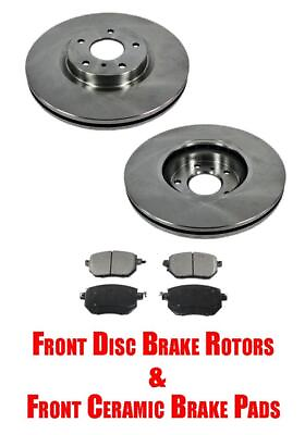 #ad Front Brake Rotors amp; Ceramic Brake Pads for ALTIMA 06 MAXIMA 05 08 MURANO 05 07 $211.00