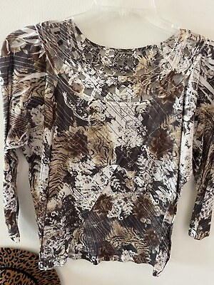 #ad Coldwater Creek Women’s Blouse Size 1X $5.00