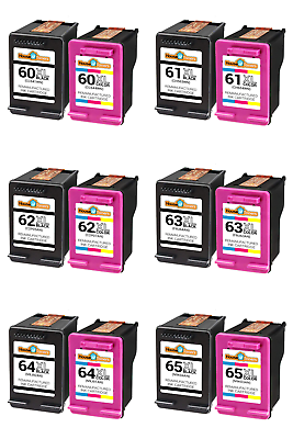 #ad 60XL 61XL 62XL 63XL 64XL 65XL For HP Ink Cartridges Combo $21.35