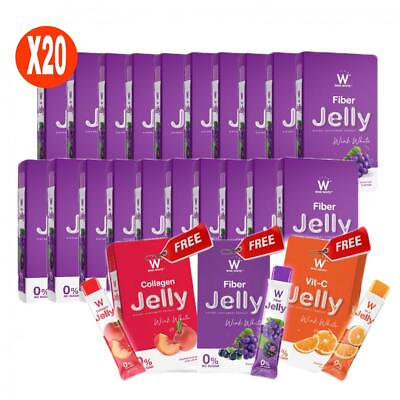 #ad 20X Wink White Fiber Jelly Concentrated Fruits Vegetables Detox Free 3 Boxes $255.55