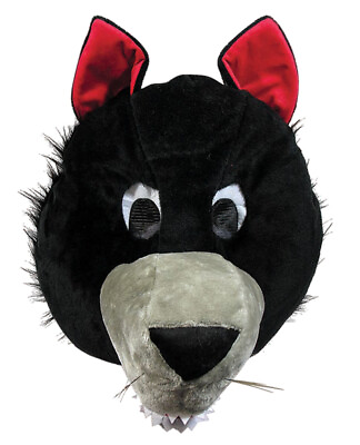#ad Wolf Mascot Unisex Cute Cuddly Head Halloween $47.99